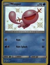 Carta Pokemon Acqua Wooper Shiny Holo Rara Destino Nascosto Shiny Vault SV9/SV94