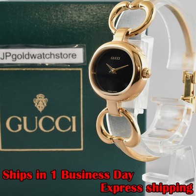 GUCCI 1600 ゴールド 腕時計 25 Batt.