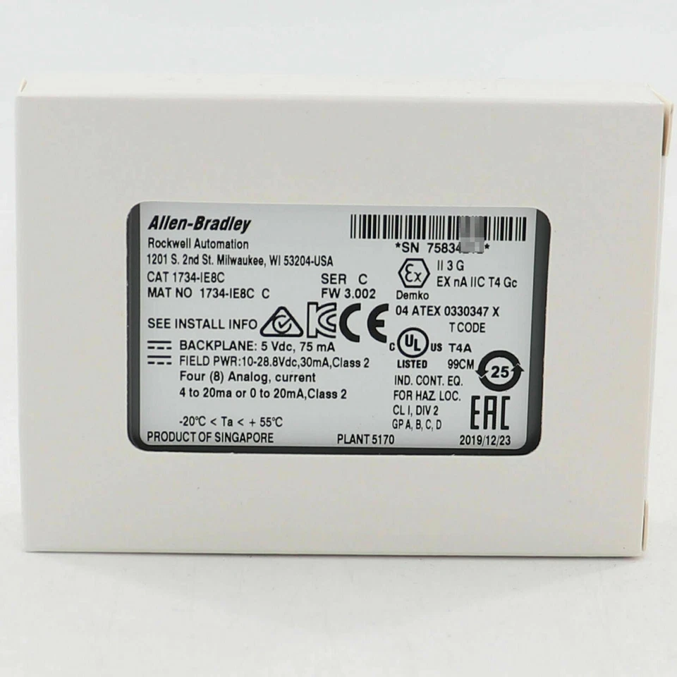 Allen-Bradley 1734-IE8C POINT I/O 8 Point Analog Input Module 1734IE8C - Image 2 of 2