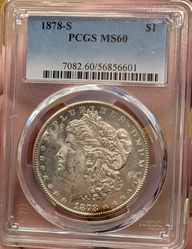 1878-S PCGS MS60 Morgan Dollar