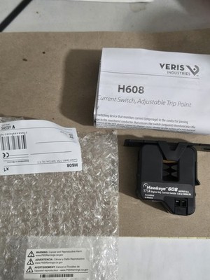 Veris Industries Hawkeye H608 Split-Core Current Switch Brand New Sealed