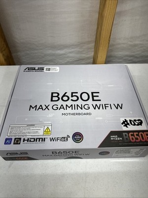 ASUS B650E MAX GAMING WIFI W - AMD B650E AM5 ATX Motherboard - SEALED