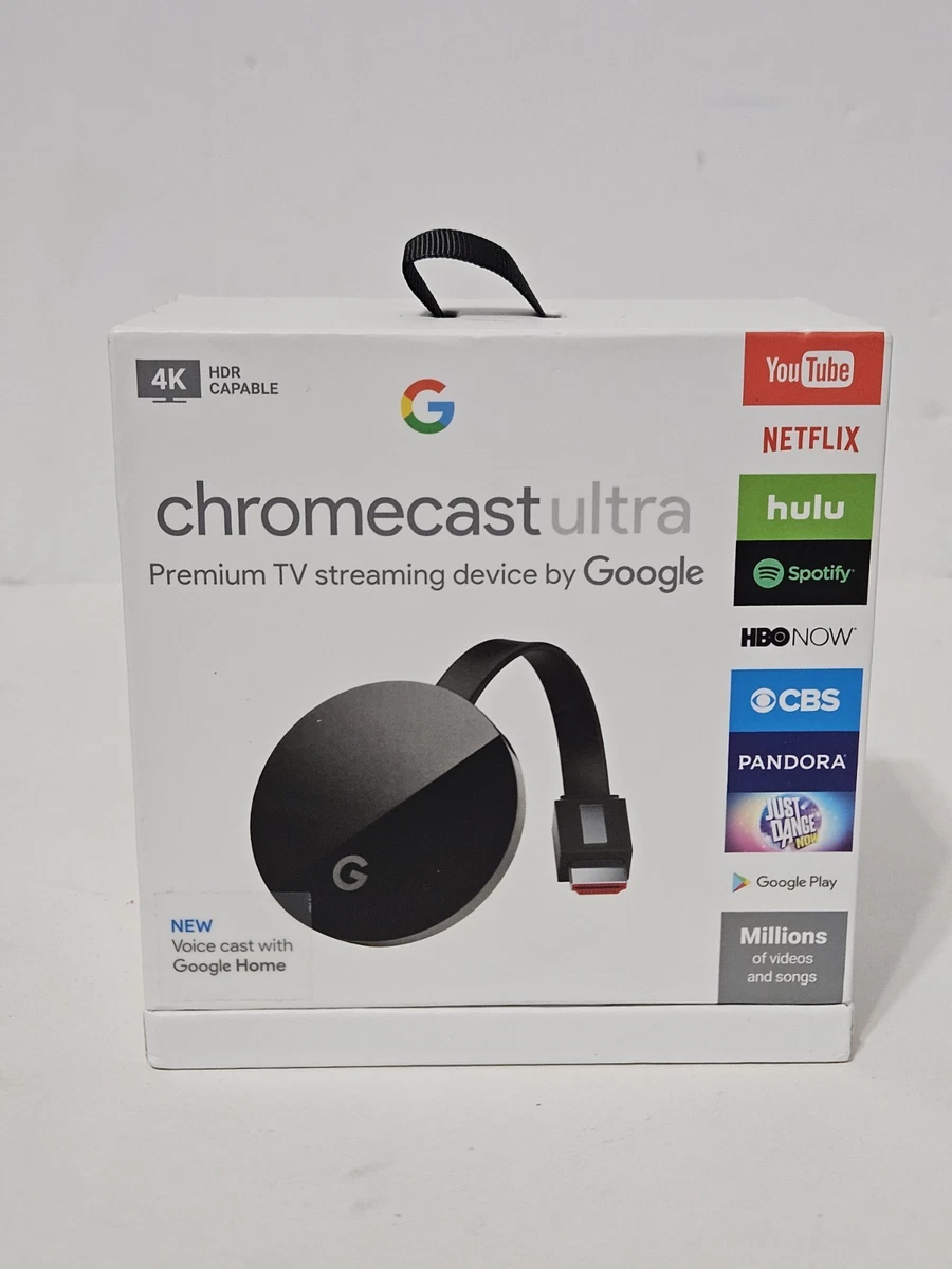 Google Chromecast Ultra Black Media Streamers for sale | eBay