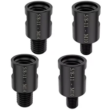 4pcs Steel Converter Adapter 5/8inch-11 Female to M10 M14 Male for Angle Grinder
