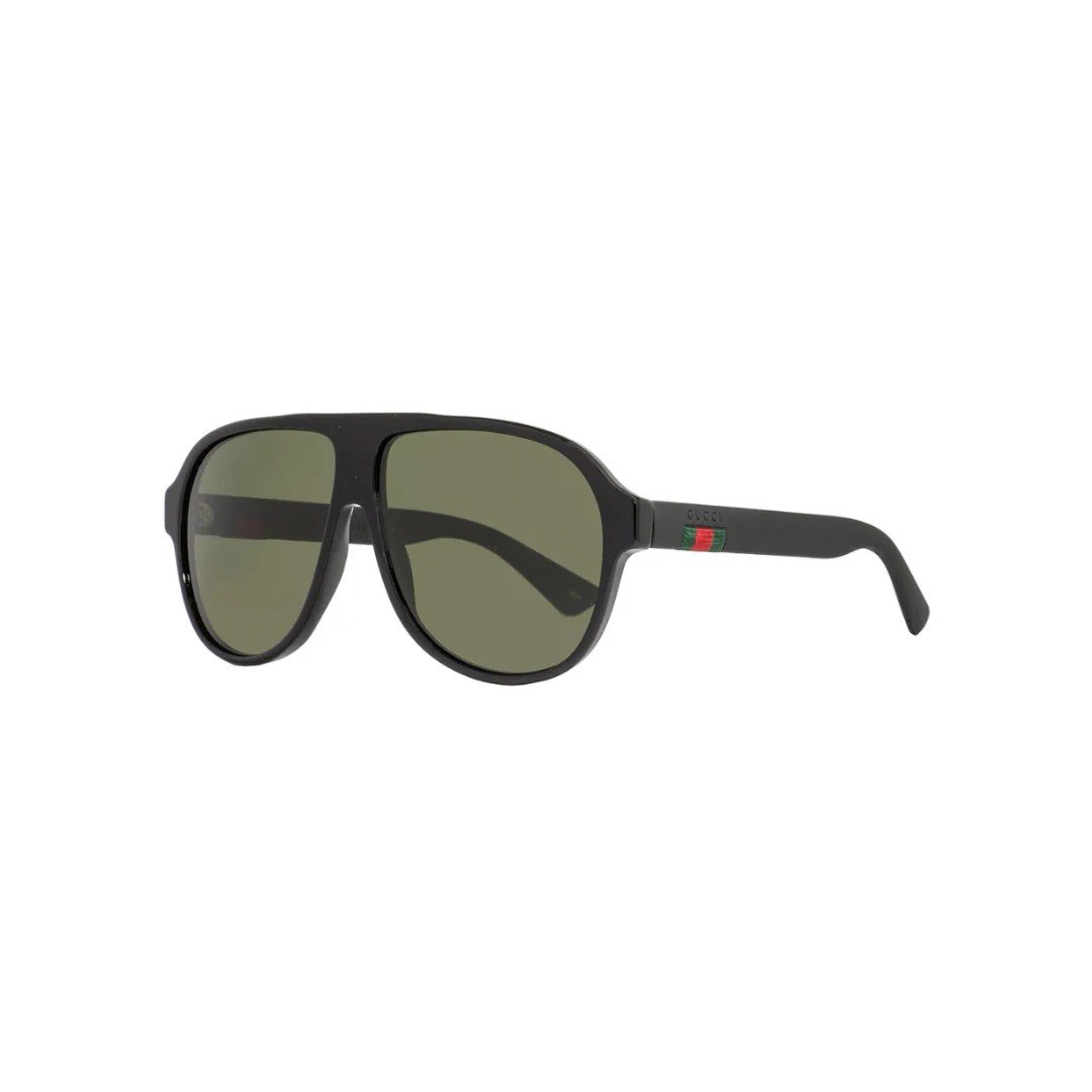 GUCCI PILOT SUNGLASSES GG0009S 001 SHINY BLACK 59MM 0009  display picture 1