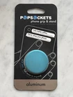 PopSockets Phone Grip/Stand - Aluminum Blue - New