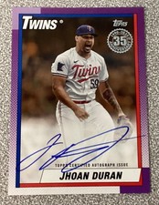 2025 Topps 1990 Topps Baseball Autographs 2 Jhoan Duran /50 #90A-JDSeries