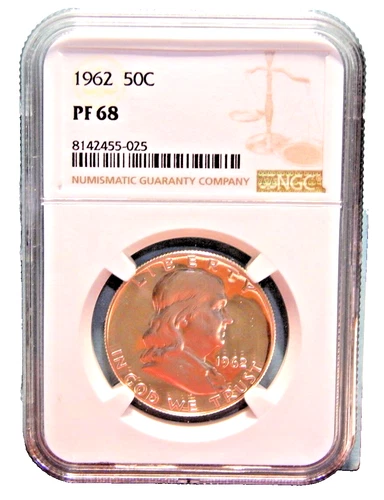 1962 FRANKLIN PF68 NGC (LOOKS BETTER)