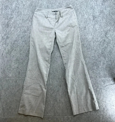 7th Avenue Suiting Collection NY&C Pants Heather Gray Flat Front Trouser Size 0