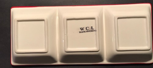 Snowman Winter Table Ware 3 Divided Dish Serving Relish Tray Christmas Server - Picture 3 of 8