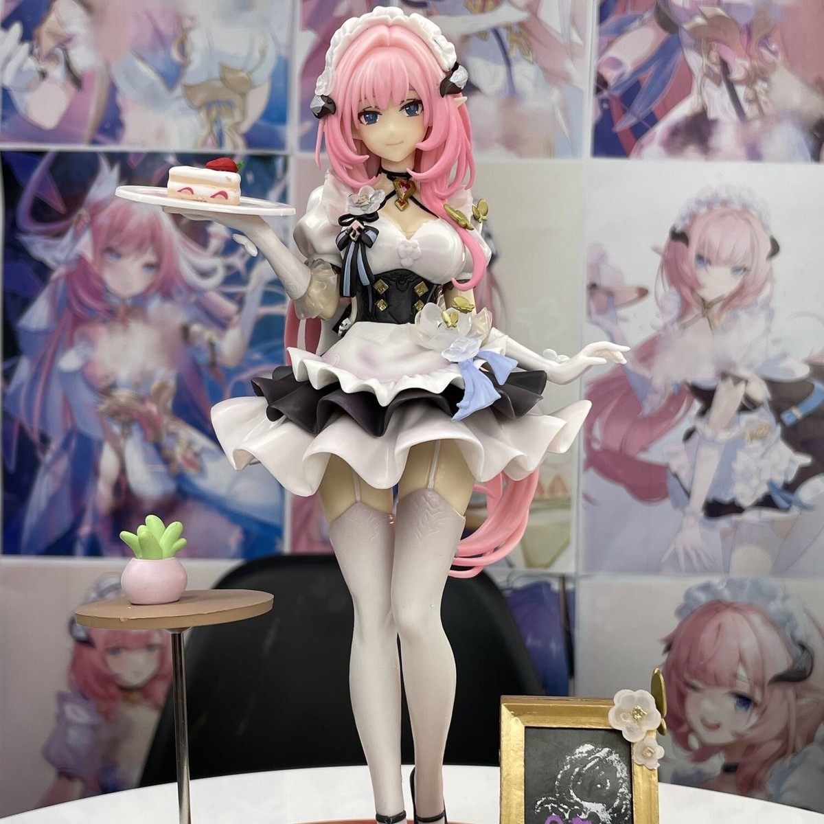 1/6 Honkai Impact 3rd Figure Elysia Miss Pink Maid Anime Action