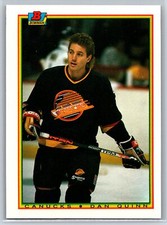 1990-91 Bowman Dan Quinn Vancouver Canucks #65