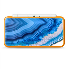 Skins Decal Wrap for Nintendo 2DS XL - Geode Close up Blue Crystals