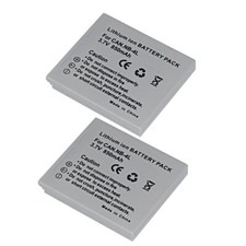 2x Li-ion NB-4L Battery for Canon IXUS Digital 75 80 100 110 120 IS 330 300 HS