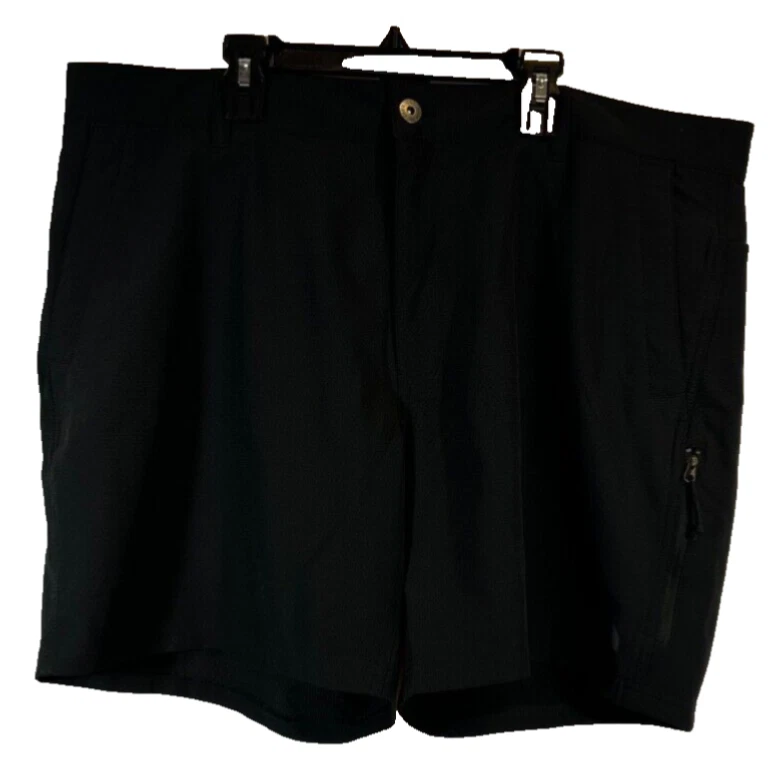 The North Face Shorts Mens 40 Flashdry Black Hiking Lightweight Mesh Pocket A12