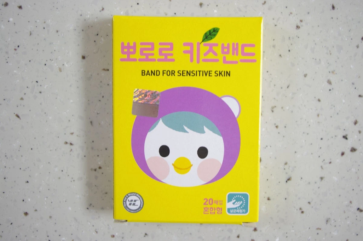 Kids Band Aid 80Pcs 20Pcs x 4Packs Collection PORORO FRIENDS or Rilakkuma