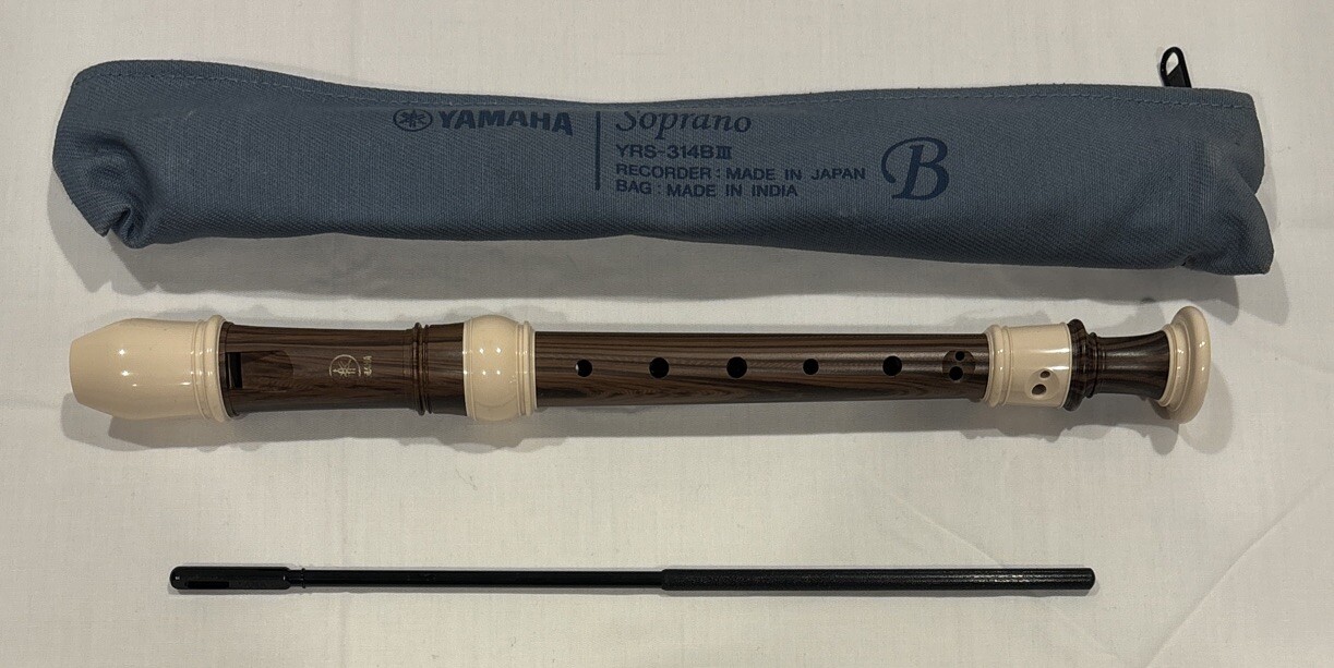 Yamaha ABS resin recorder soprano Baroque YRS-314BIII YRS-314III