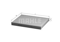 Knecht Mahle Innenraumfilter Pollenfilter Audi LA 93