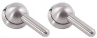 Eclipse Anti-ligature Short Lever Door Handle Pair Satin Stainless Steel Eclipse Anti-ligature Short Lever Door Handle Pair Satin Stainless Steel
