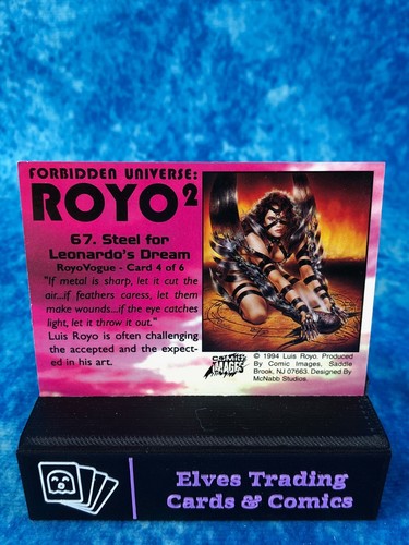 Luis Royo 2: Forbidden Universe SINGLE Non-Sport Trading card by Comic Images 94 - Foto 88 di 124