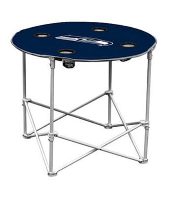 Seattle SEAHAWKS Portable NFL Folding Party Picnic Camping Round Tailgate Table