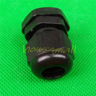 2PCS PG11 Waterproof Connector Gland Dia. 5-10mm Cable Black NEW