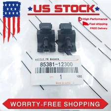 OEM 2X Windshield Washer Nozzle Jet Spray 85381-12300 For Toyota Camry