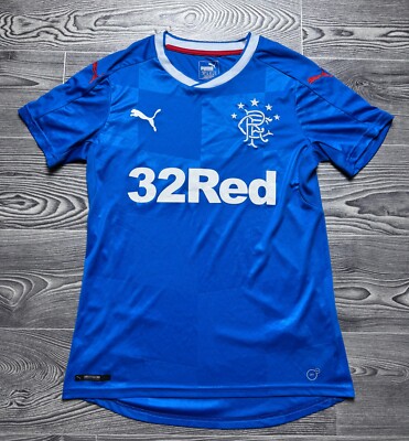 2016-18 GLASGOW RANGERS SHIRT M Football / Soccer