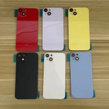 Back Glass replacement Big hole For iPhone 11 12 13 14 15 16 XR X Rear Cover Lot