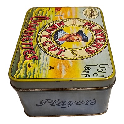 Vintage Players Navy Cut Canister Tin Advertising Collectable | eBay