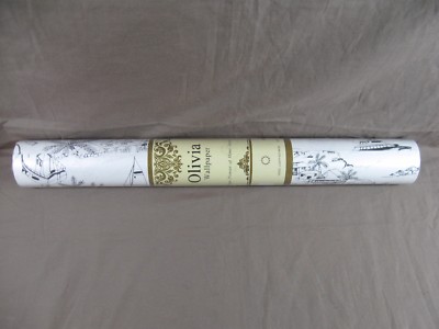 Olivia Wallpaper Washable Roll, 11yds x 20.9in, Boats & Beach Houses Pattern