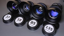 Canon EF ANAMORPHIC PURPLE SET 20 37 58 85 135 Cinemod Helios Mir Jupiter