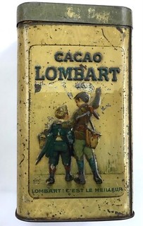 WERBEDOSE KAKAO LOMBART C IST DAS BESTE SCHÜLER 13 5x6 CM