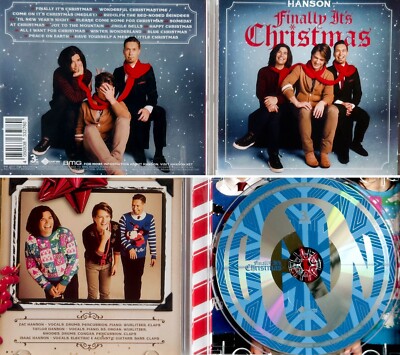 HANSON *VG+* ''FINALLY,  IT'S CHRISTMAS'' 2017 US BMG CD