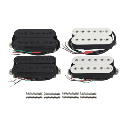 FLEOR Alnico 5 Gitarre Humbucker Pickup Hex Pole Hals / Brücke / N+B Pickup Set