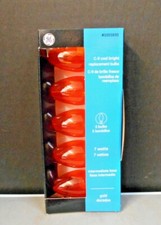 GE 5 PACK C-9 COOL BRIGHT GOLD BULBS 1055830 CHRISTMAS LIGHTS LOT-2 NEW