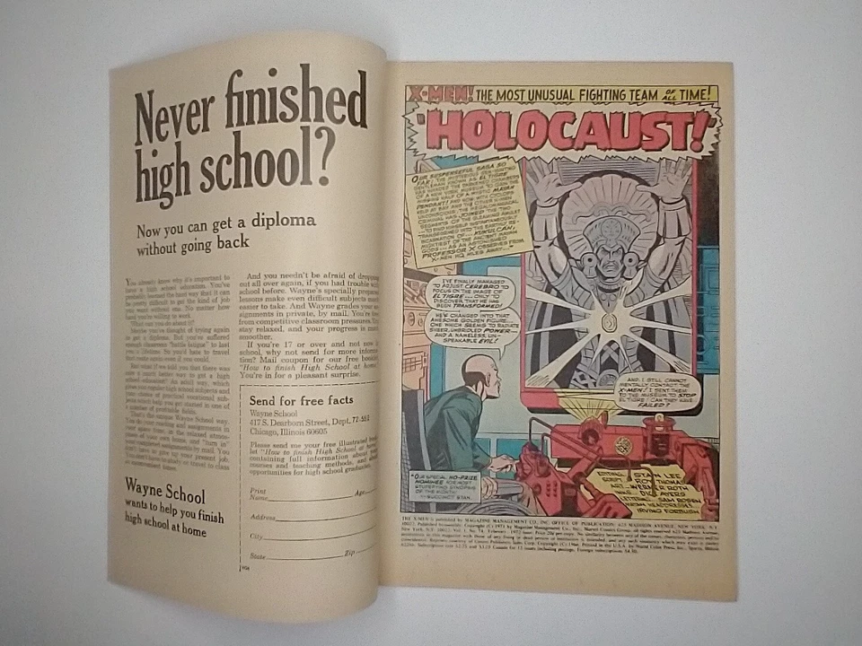 Marvel Comics X-Men #74 Reprints #26 Roy Thomas Story, Werner Roth Pencils VF+ - Image 2 of 4