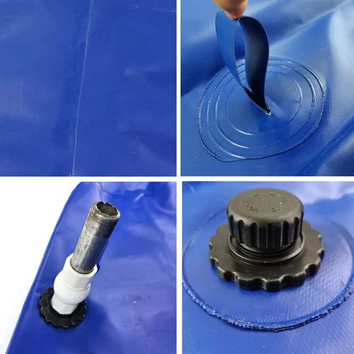 Portable Water Storage Container Bag Bladder Collapsible Tank 29Gal/110L, Valve - Picture 3 of 14