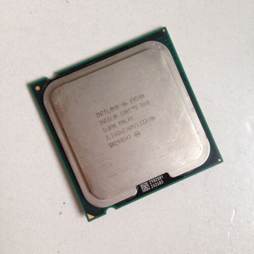 Intel Core 2 Duo E8500 3.16 GHz 6MB 1333MHz Dual-Core 775 Socket T PC Processor - Afbeelding 1 van 1