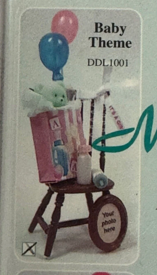 Dollhouse Miniature - Dee's Mini Gifts - Personalized Gift Kit - Baby Theme - Image 2 of 4