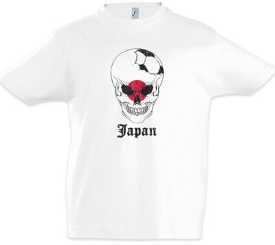 Japan Football Comet Kids Boys T-Shirt japanese Soccer Flag World Championship