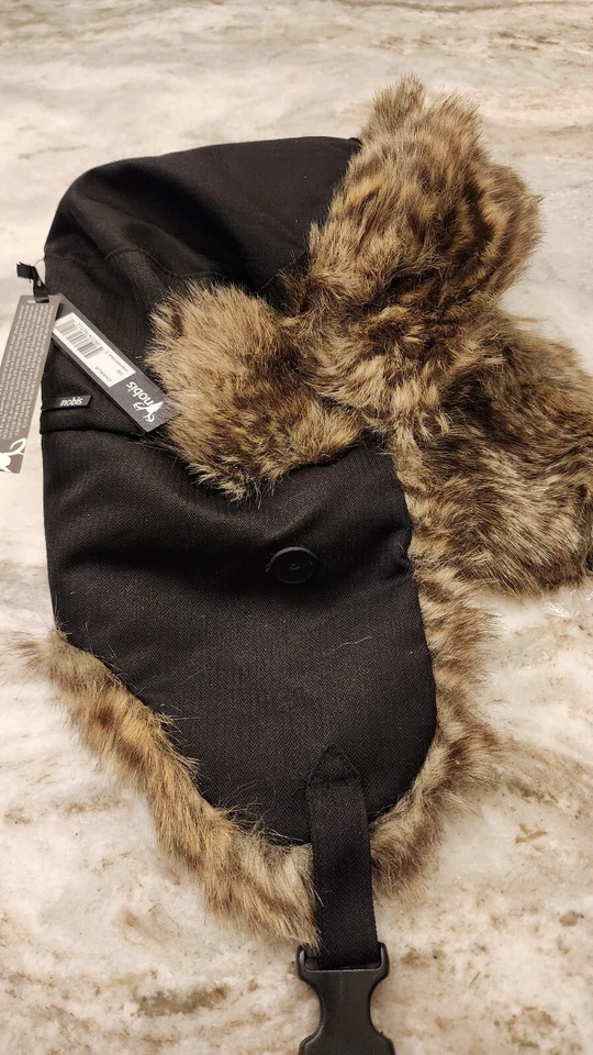 Canada Nobis luxury Charlie FUR hat BLACK auth one size Canada - Image 4 of 4