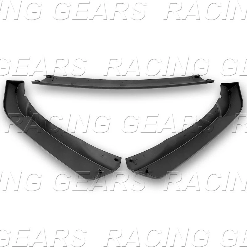 КАРБОНОВЫЙ ОКРАШЕННЫЙ ПЕРЕДНИЙ БАМПЕР СПОЙЛЕР СПЛИТТЕР КРОМКА ПОДХОДИТ 02-05 BMW 325i 330i E46 4DR - Изображение 4 из 4