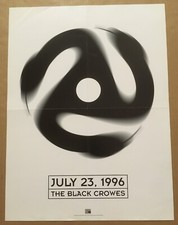 BLACK CROWES Rare 1996 TEASER PROMO POSTER DATE 4 Snakes CD 18x24 NEVER DISPLAYD