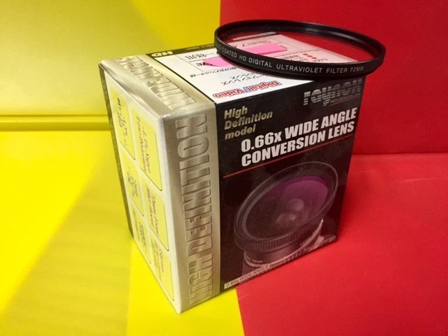 RAYNOX HD-6600 0.66x WIDE ANGLE 46mm +UV 72mm PRO JVC GZ-HM1/GZ-HM1SEK/GZ-HM400 - Image 3 of 4