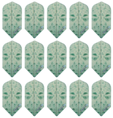 5 New Sets Elkadart Crystal Slim Dart Flights - Ships w/ Tracking - Clear