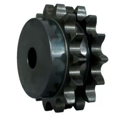 D40B24H Duplex Sprocket for #40-2 Roller Chain - 5/8'' Stock Bore - 24 Tooth