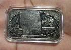 Vintage 1 Troy Oz .999 Fine Silver Art Bar United States Silver Corporation...