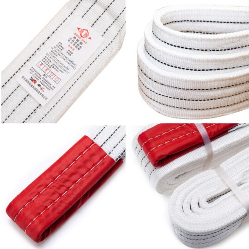 Corda di sollevamento industriale rimorchio corda gru imbracatura 1T 3T 5T 10T 2M-6M bianco - Foto 5 di 5