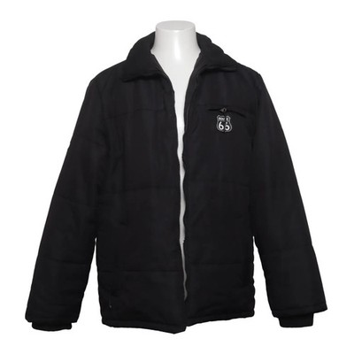 Route 66, Winterjacke, Herren, Größe: M, Schwarz, Polyester, Einfarbig #4ia